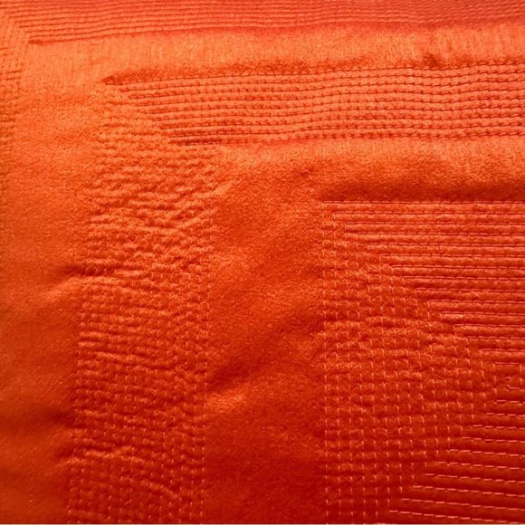 Orange accent throw pillow, Bed by Conrad Collection. - Picture 3 of 7